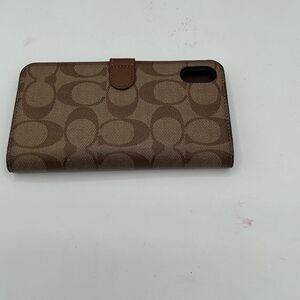 Coach iPhone XR Brown Designer Phone Case